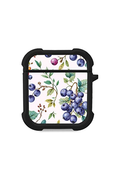Sonique Θήκη Σιλικόνης Fruit Series για AirPods 1/2 Μύρτιλο