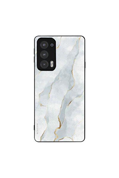 Sonique Θήκη Marble Series για Motorola Edge 20 5G Λευκό 01