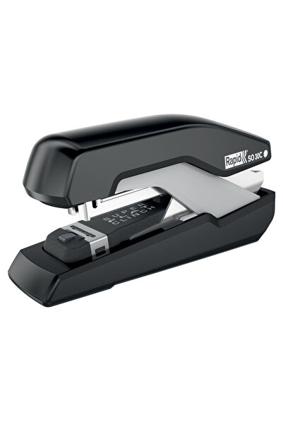 Rapid Capsator de hârtie, 30 de coli, capse negre din plastic, 6 mm, Supreme ...