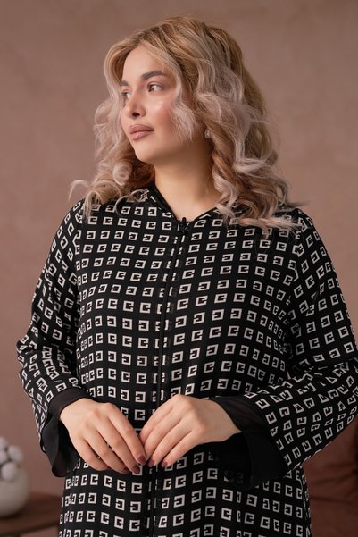 Dicle Tesettür Giyim ÇİFT TARAFLI FERACE
