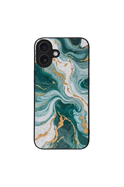 Sonique Θήκη Marble Series για Apple iPhone 16 Plus Πράσινο 01