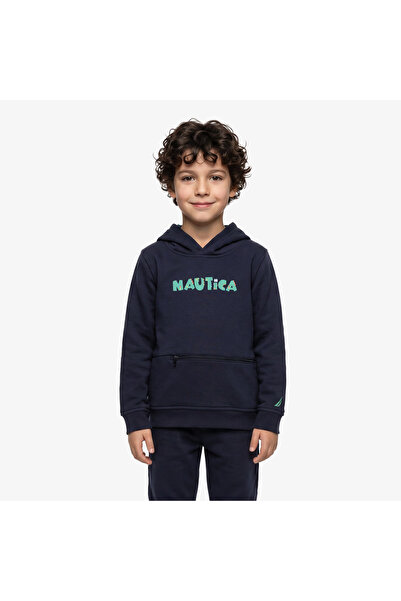 Nautica Knit Active Top Çocuk Lacivert Sweatshirt