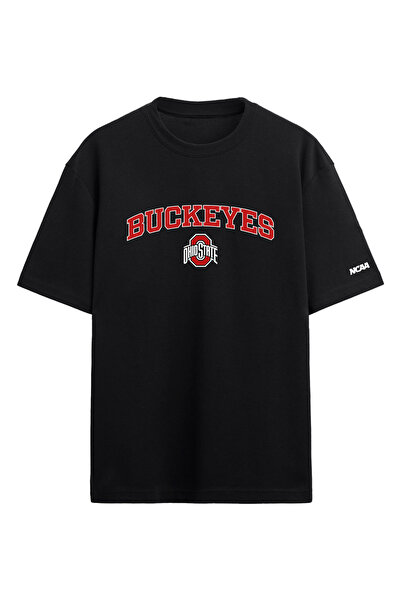 BA Sportswear Ohio State Buckeyes Ncaa College American Football Black Oversi...
