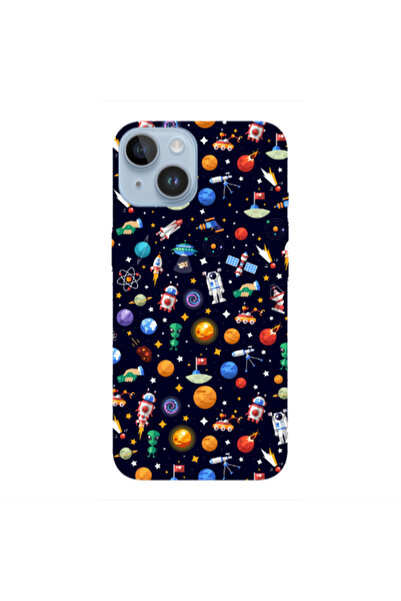 Other Apple iPhone 14 Plus Small planets Transparent Silicone TPU Θήκη