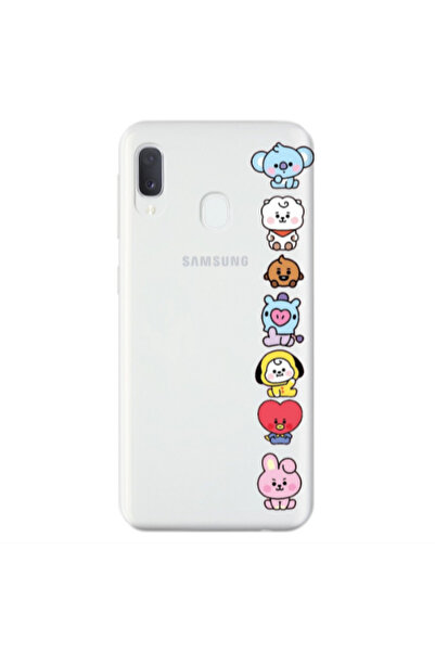 Other Samsung A20E Lovely animals Transparent Silicone TPU Θήκη