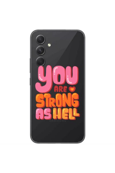 Other Samsung Galaxy A05s You are Love Strong Transparent Silicone TPU Θήκη
