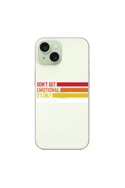 Other Apple iPhone 15 Plus Dont Get Emotional Transparent Silicone TPU Θήκη