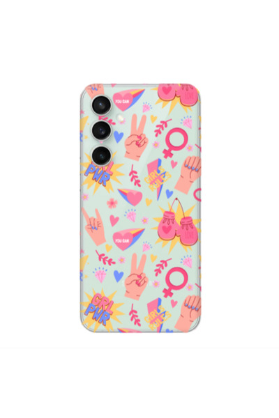 Other Samsung S24 Plus Grl Pwr 2 Transparent Silicone TPU Θήκη
