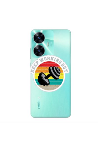 Other Realme C55 Keep working out Transparent Silicone TPU Θήκη