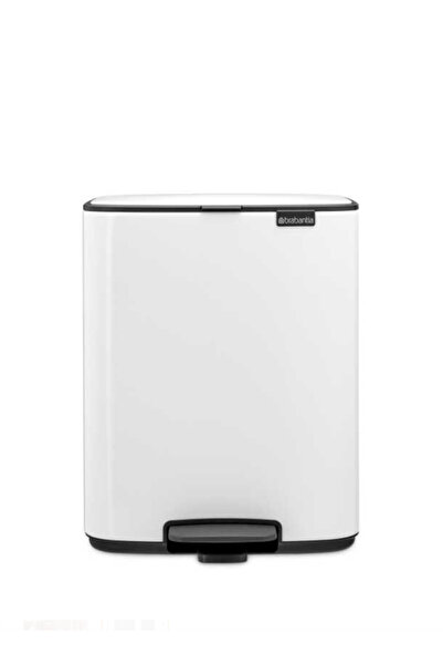Brabantia BRB-BRA 236907-8710755236907-001-01-BO WHITE PEDALLI ÇÖP KUTUSU 12L