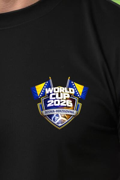 Free Tarz Bosnia and Herzegovina World Cup 2026 Black T-Shirt
