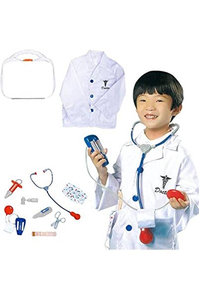 Emarkiz Yalla Baby Children's Doctor Role Play Costume Set for Kids - White L...