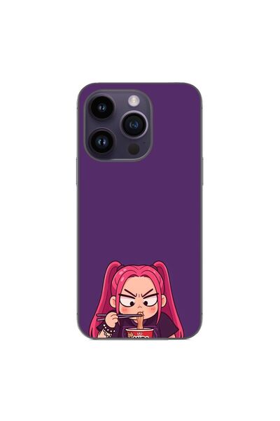 OEM Husa compatibila cu Apple iPhone 14 Pro Silicon Tpu Model KPop Demon Hunt...