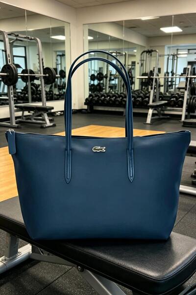 Lacoste LIVE Le Pliage Classic Medium Backpack Navy Blue
