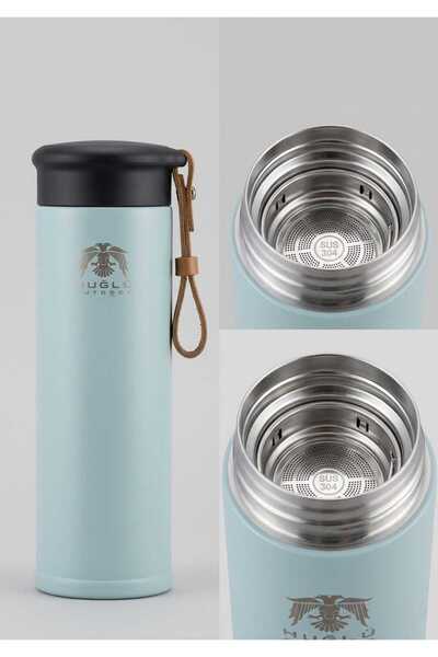 Huğlu 7132 - 500 ML TERMOS DIN OȚEL INOXIDABIL TURCOAZ