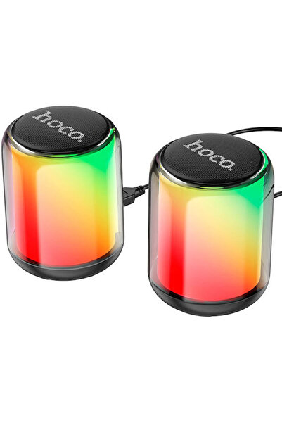hoco. Hoco BS56 2.0 Ασύρματα Ηχεία με RGB και Bluetooth 10W Μαύρο