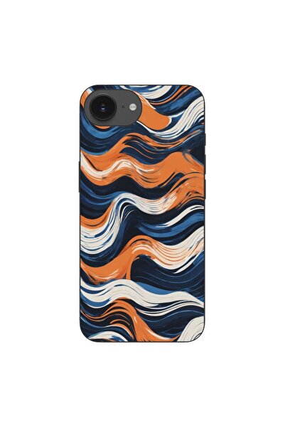 OEM Husa compatibila cu Apple iPhone 16e Silicon Gel Tpu Model Abstract Crazy...