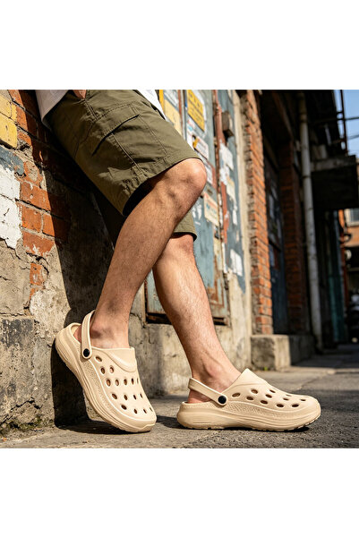 Tmall Men's slippers, PVC,PB2033, Beige