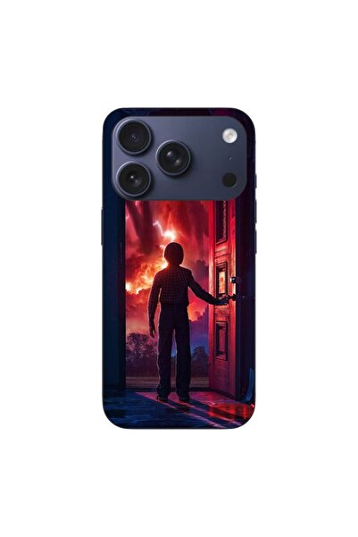 OEM Husa compatibila cu Apple iPhone 17 Pro Silicon Gel Tpu Model Stranger Th...