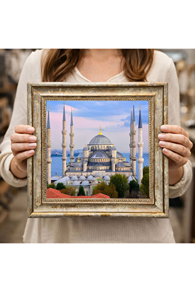 Dekorsiahome لوحة زخرفية بإطار عتيق DK0138