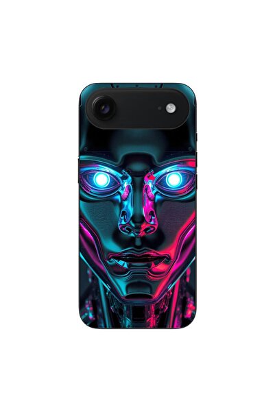 OEM Husa compatibila cu Apple iPhone Air Silicon Gel Tpu Model Chrome Humanoid