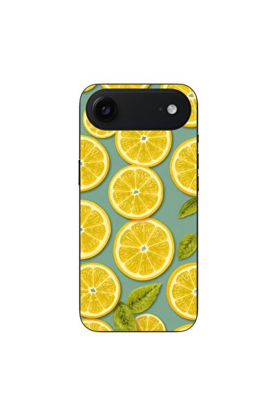 OEM Husa compatibila cu Apple iPhone Air Silicon Gel Tpu Model Summer Lemon S...