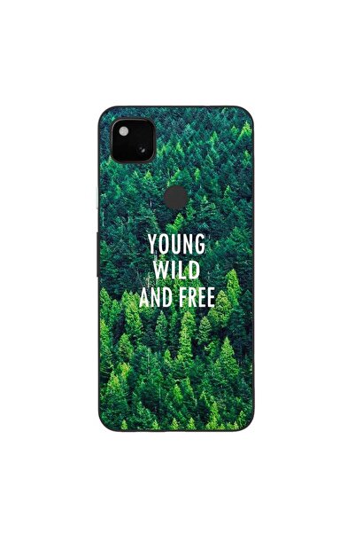 OEM Husa compatibila cu Google Pixel 4A Silicon Gel Tpu Model Wild and Free