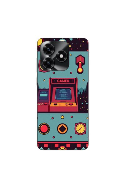 OEM Husa compatibila cu Honor X5c Plus Silicon Gel Tpu Model Gamer Arcade Room