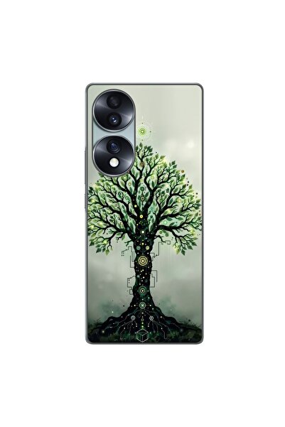 OEM Husa compatibila cu Honor 70 Silicon Gel Tpu Model Mystical Tree