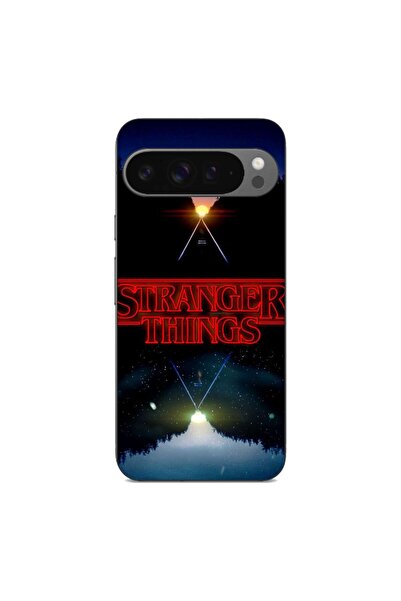 OEM Калъф, съвместим с Google Pixel 9 Pro XL, силиконов гел TPU, с десен Stra...