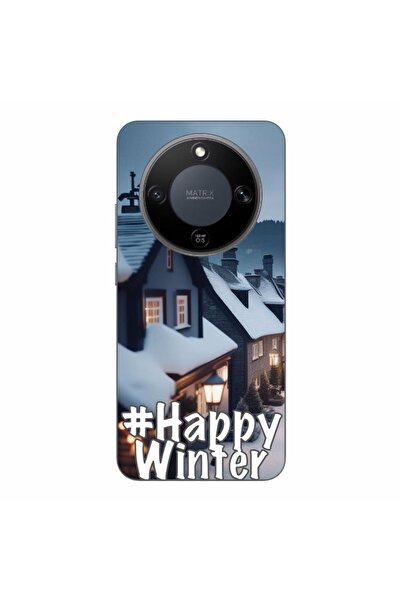 OEM Husa compatibila cu Honor Magic8 Lite Silicon Gel Tpu Model Happy Winter