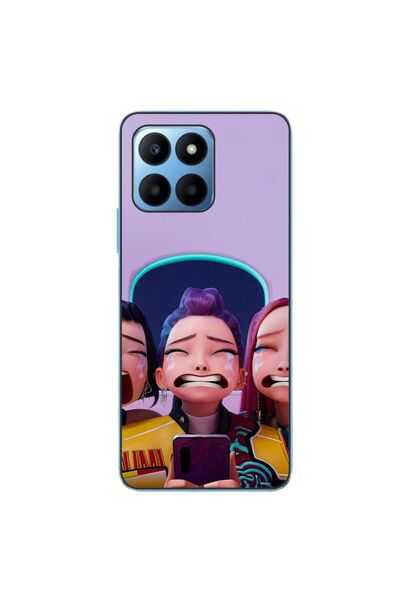 OEM Θήκη συμβατή με Honor X8 5G Σιλικόνης TPU Μοντέλο KPop Demon Hunters Cryi...