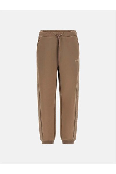 Guess Octavia Kadın Aktif Jogger Fit Eşofman Altı Kahverengi