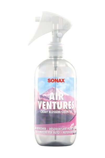 Sonax Air Ventures Car Air Freshener with Cherry Blossom and Green Tea Scent,...