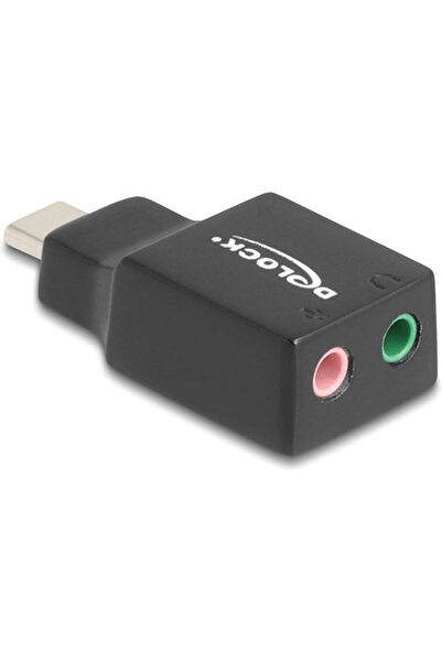 DELOCK Εξωτερική κάρτα ήχου USB-C 2.0 (67128)