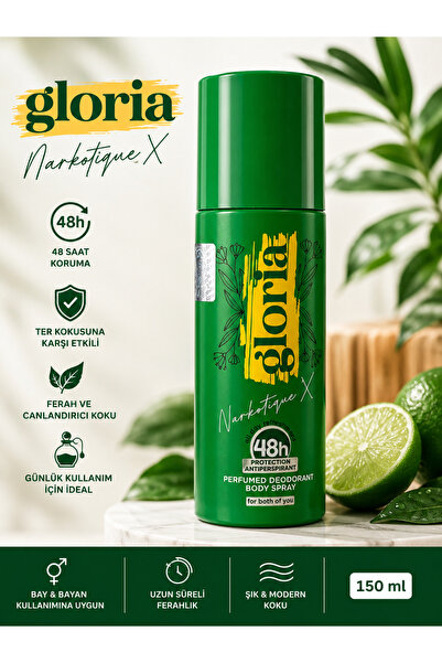 Gloria Parfümlü Deodorant Body Spray 150 ml