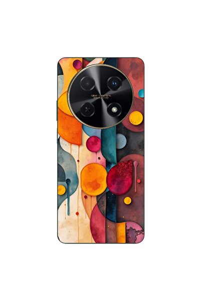 OEM Husa compatibila cu Huawei Nova 12i Silicon Gel Tpu Model Abstract Shapes...