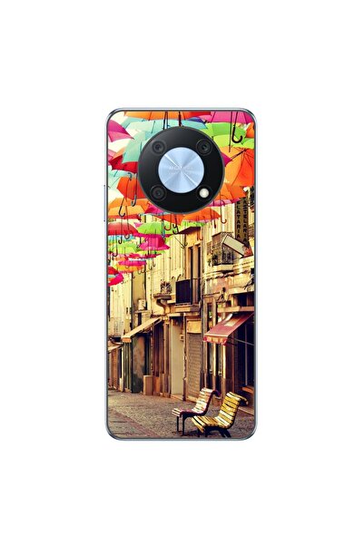 OEM Husa compatibila cu Huawei Nova Y90 Silicon Gel Tpu Model Strada Umbrele ...