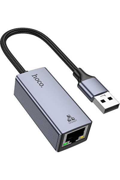 hoco. Hoco UA37 Προσαρμογέας Δικτύου USB με Ενσύρματη Σύνδεση Gigabit Ethernet