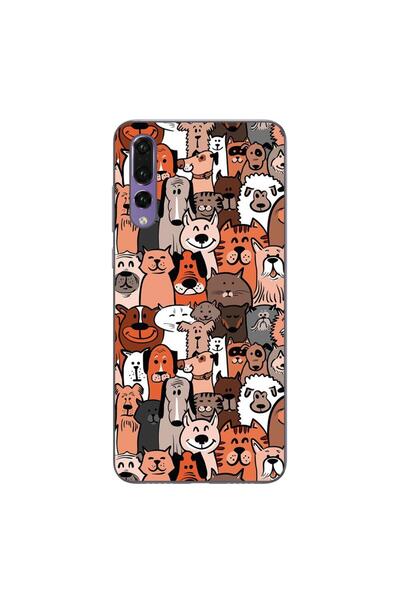 OEM Husa compatibila cu Huawei P20 Pro Silicon Gel Tpu Model Caini si Pisici ...