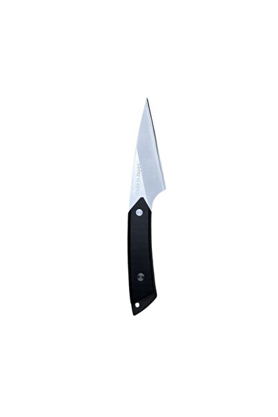 KAVI ONE Cutit japonez, 26.5 cm, maner lemn negru, lama rigida