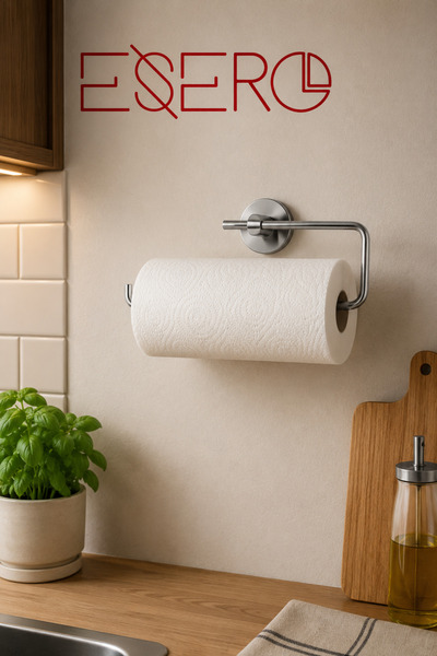 ESERO 622 Multi-Purpose Stainless Steel Paper Towel Holder and Toilet Roll Ho...