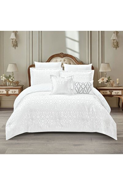 NAJMA Chanel Bridal Bedspread Set -8 Pieces - Quality and Luxury - Size 260-2...
