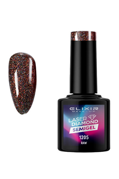 Elixir LASER DIAMOND SEMI GEL (ΗΜΙΜΟΝΙΜΟ BΕΡΝΙΚΙ) - 1205 (RAW) 8ML