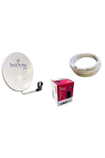 NEXT NEXTSTAR Nextstar 50 cm Karavan Çanak Anten + Next Tekli Lnb + 10 Metre ...