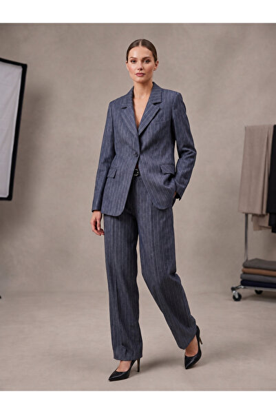 PRENSES Kadın Takım Elbise Limited Edition Klasik Blazer ve Pantolon