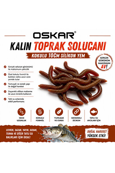 Oskar Solucan Kokulu 10'lu Kutu 10cm Kalın