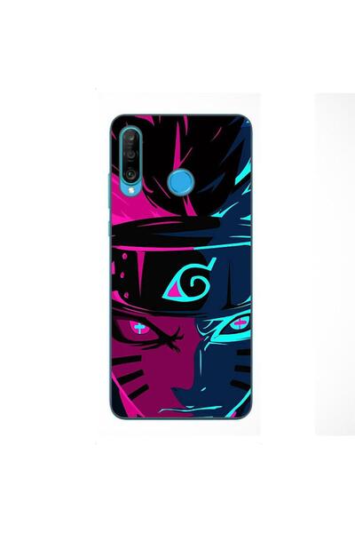 OEM Husa compatibila cu Huawei P30 Lite Silicon Gel Tpu Model Naruto Purple S...