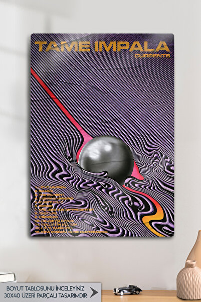 DekorHane Metal Baskı - Tame Impala, Let It Happen, Αφίσα Impala με εξώφυλλο ...