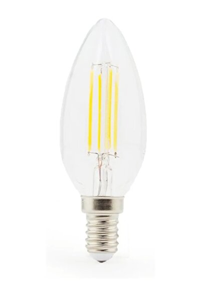 V-TAC LED Filament Candle Bulb E14, 4W (Neutral White)